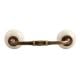 Cream Crackle Ceramic Bridge Handle